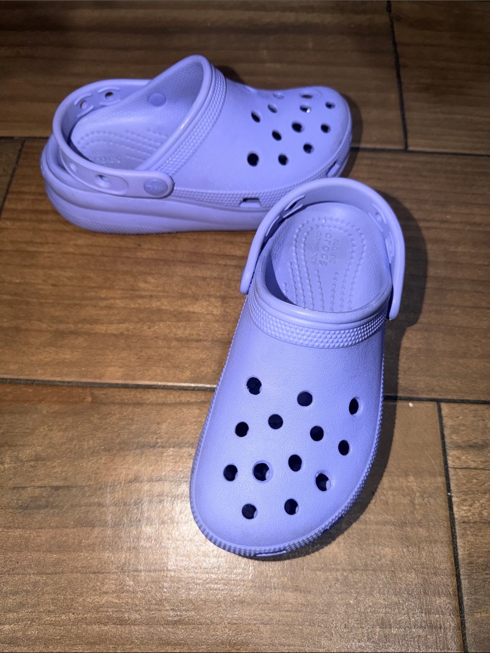 Kids Lavender Clog Shoes - Lightweight Comfort